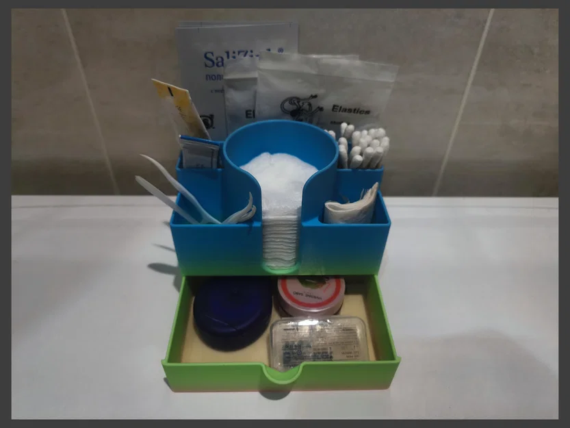 Kệ đựng bông tẩy trang, tăm bông & đồ lặt vặt - Image 1