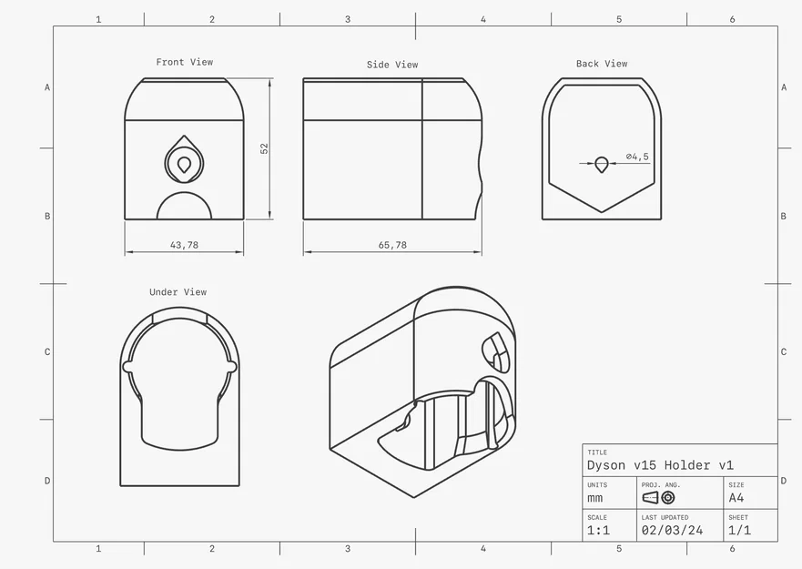 Giá treo Dyson v15 Holder - Image 7