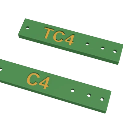 Template 4 lỗ SLAB / Caliburn / TalonClaw (imperial)