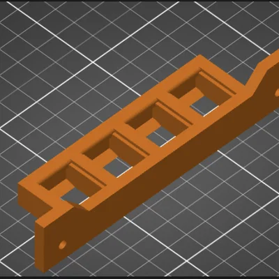 Keystone Panel (RJ45) Parametric v1.1