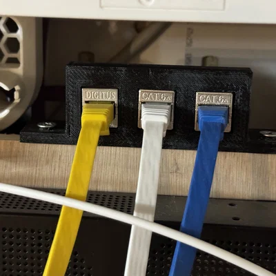 Keystone Panel (RJ45) Parametric v1.1