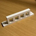 Keystone Panel (RJ45) Parametric v1.1 - Thumbnail 3