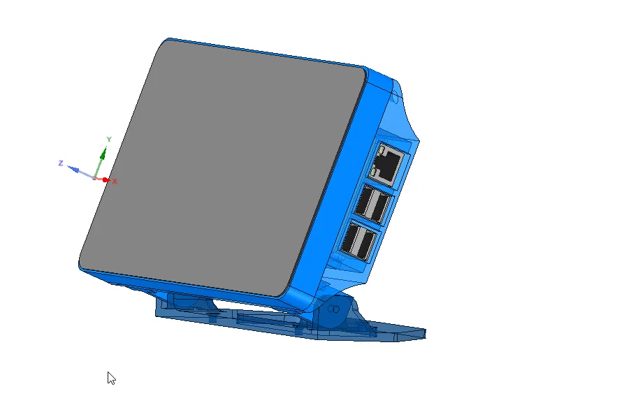 Vỏ LCD 7" chính hãng & Raspberry Pi (kèm chân đế) - Image 1