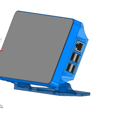 Vỏ LCD 7" chính hãng & Raspberry Pi (kèm chân đế)