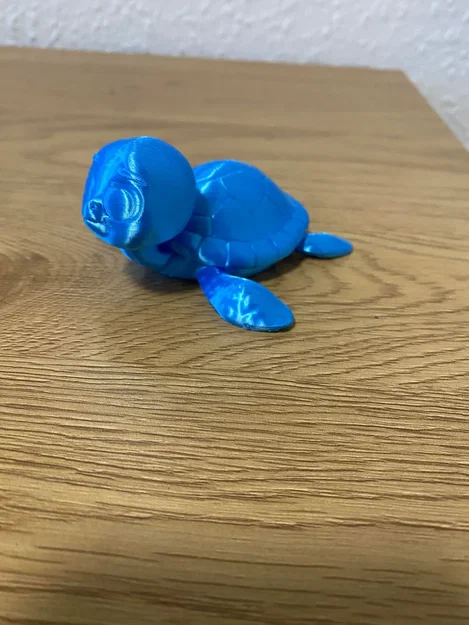 Rùa biển toon dễ thương (không cần support / dễ in) - Image 1