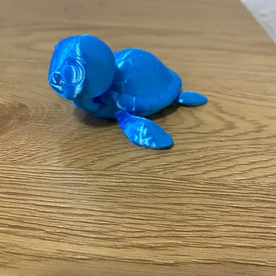 Rùa biển toon dễ thương (không cần support / dễ in)