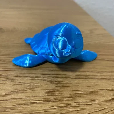 Rùa biển toon dễ thương (không cần support / dễ in)