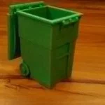 Mô hình thùng rác mini in 3D (Print-in-place) cực tiện dụng