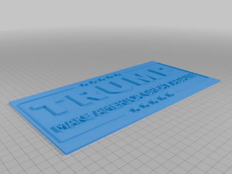 Bảng hiệu Trump trang trí in 3D ấn tượng - Thiết kế mới - Image 2