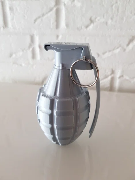 Grenade MK2 WW2 (Lựu đạn MK2 Thế chiến II) - File STL - Image 1
