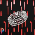 Nhẫn Voronoi Ring: Phụ kiện thời trang in 3D tinh xảo dễ in - Thumbnail 1