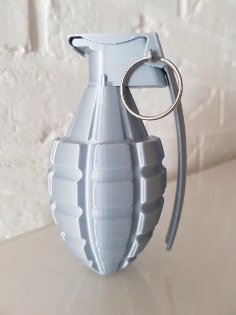 Grenade MK2 WW2 (Lựu đạn MK2 Thế chiến II) - File STL - Image 3