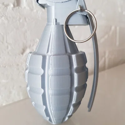 Grenade MK2 WW2 (Lựu đạn MK2 Thế chiến II) - File STL