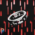 Nhẫn Voronoi Ring: Phụ kiện thời trang in 3D tinh xảo dễ in - Thumbnail 3