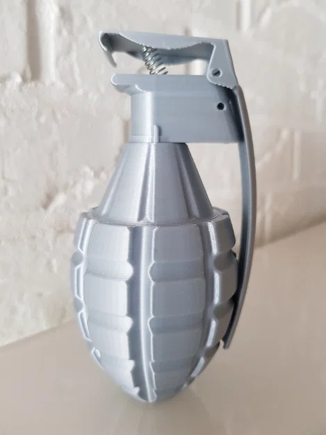 Grenade MK2 WW2 (Lựu đạn MK2 Thế chiến II) - File STL - Image 4