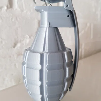 Grenade MK2 WW2 (Lựu đạn MK2 Thế chiến II) - File STL