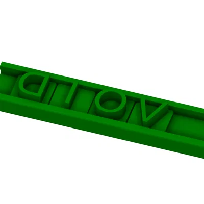 Con dấu (STAMP) với chữ cái thay thế (Interchangeable Letters)