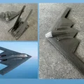 Mô hình lắp ráp máy bay tàng hình B2 Spirit Stealth Bomber (Kit Card) - Thumbnail 1