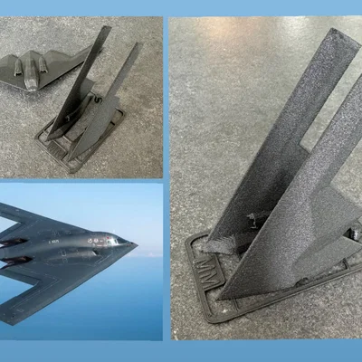 Mô hình lắp ráp máy bay tàng hình B2 Spirit Stealth Bomber (Kit Card)