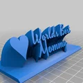 Worlds Best Mommy – Bảng để bàn tặng Mẹ - Thumbnail 5