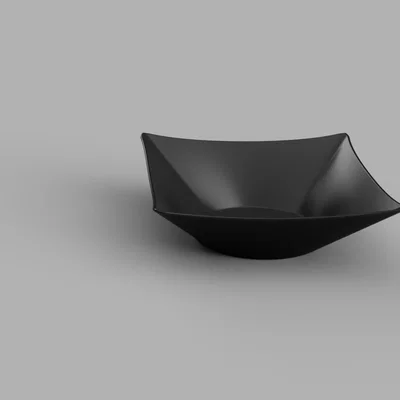Mẫu tô đựng salad và trái cây hiện đại in 3D tiện dụng