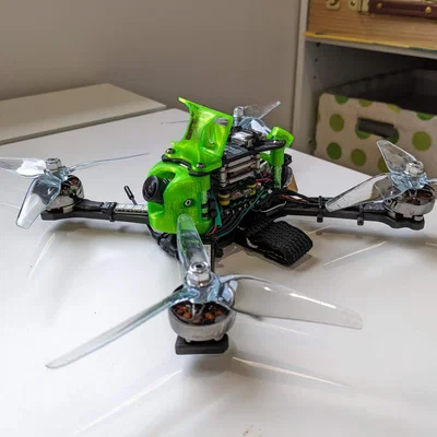 Ngàm gắn camera CADDX Vista cho GEPRC Racer - File in 3D FPV