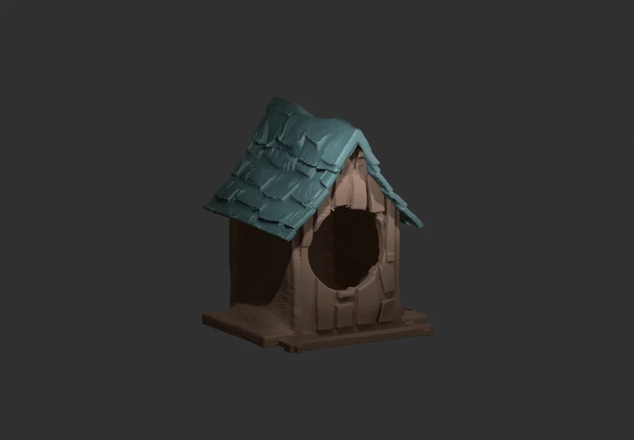 Mẫu Nhà Chim Fantasy 3D - Thiết Kế Cổ Tích Trang Trí Khu Vườn - Image 2