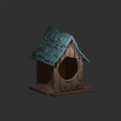 Mẫu Nhà Chim Fantasy 3D - Thiết Kế Cổ Tích Trang Trí Khu Vườn
