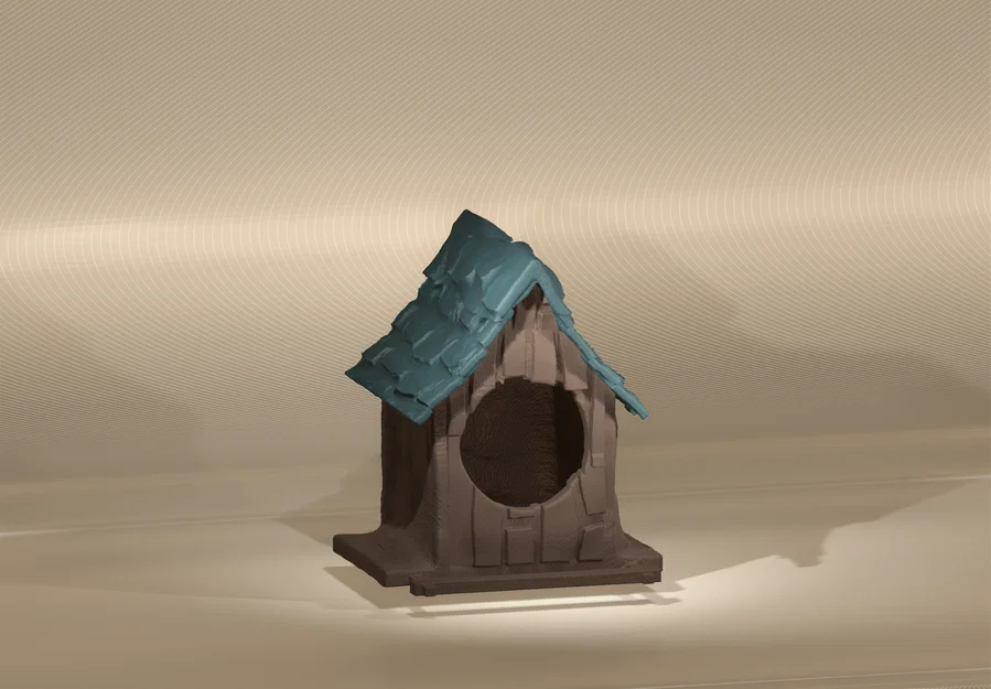 Mẫu Nhà Chim Fantasy 3D - Thiết Kế Cổ Tích Trang Trí Khu Vườn - Image 3