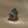 Mẫu Nhà Chim Fantasy 3D - Thiết Kế Cổ Tích Trang Trí Khu Vườn - Thumbnail 4
