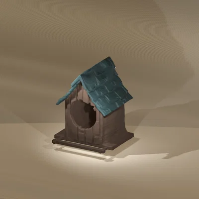 Mẫu Nhà Chim Fantasy 3D - Thiết Kế Cổ Tích Trang Trí Khu Vườn