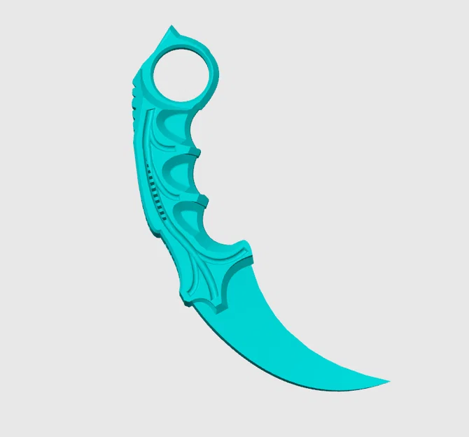 Mô hình dao Karambit 2.0 cực ngầu - File in 3D miễn phí - Image 1