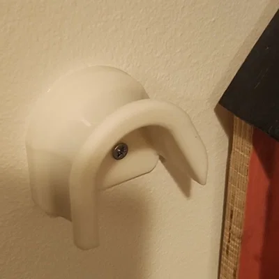 Giá treo móc giày IKEA OMTÄNKSAM lên tường tiện lợi