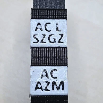 Giá đỡ DIN rail đôi cho Shelly Mini kèm nhãn (Shelly Mini Dual Din Rail Mount with Lables)