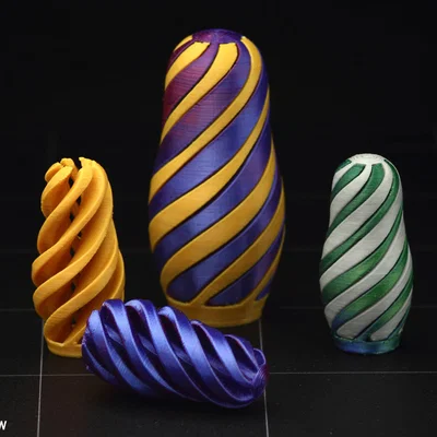 Mô hình Búp bê Nga xoắn ốc (Spiral Matryoshka) - Đồ chơi Fidget độc đáo