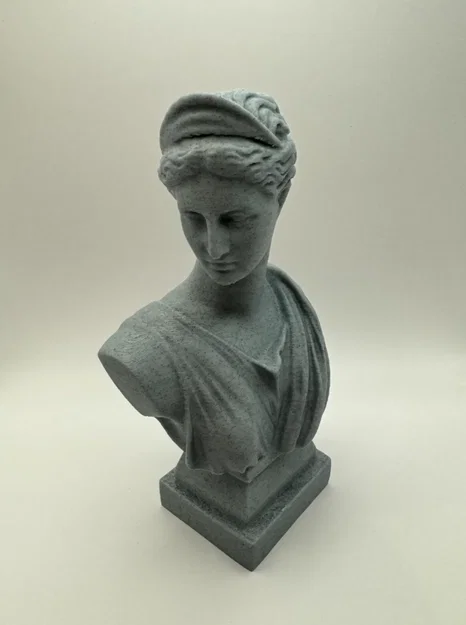 Tượng bán thân nữ cổ điển - Mẫu in 3D trang trí nghệ thuật - Image 1