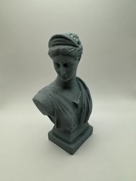 Tượng bán thân nữ cổ điển - Mẫu in 3D trang trí nghệ thuật - Image 2