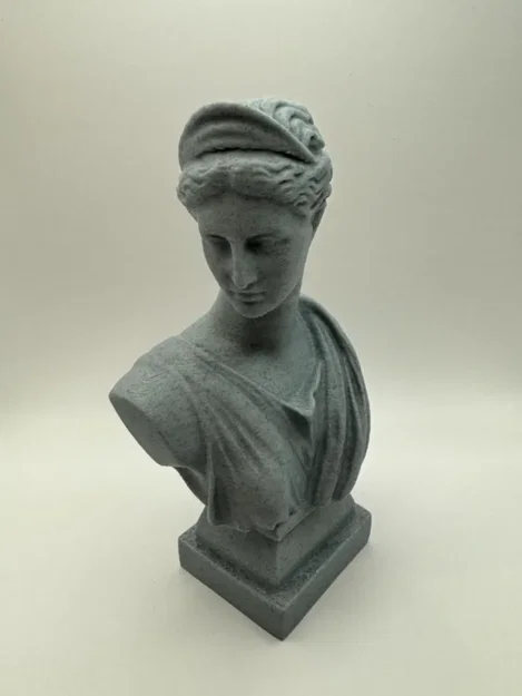 Tượng bán thân nữ cổ điển - Mẫu in 3D trang trí nghệ thuật - Image 4