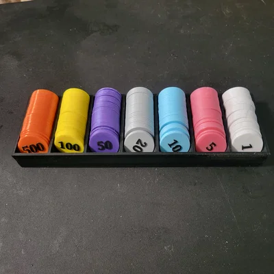 Chip tiền Monopoly (Monopoly Money Chips)