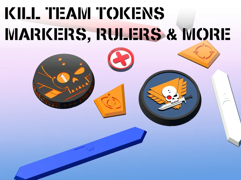 Bộ Token Kill Team 2nd Edition (Tokens / Rulers / Markers) - Image 1