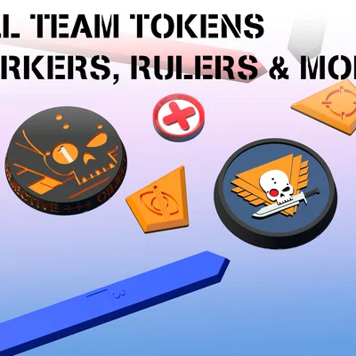 Bộ Token Kill Team 2nd Edition (Tokens / Rulers / Markers)