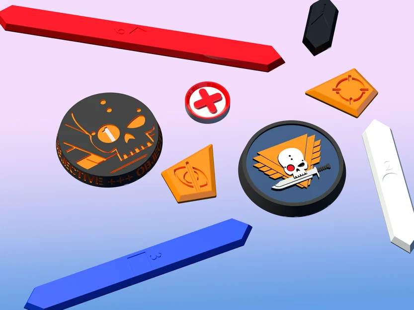 Bộ Token Kill Team 2nd Edition (Tokens / Rulers / Markers) - Image 2