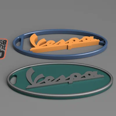 Vespa Piaggio - Keychain - Portachiavi - Porte Clès - 钥匙链 - Schlüsselanhänger