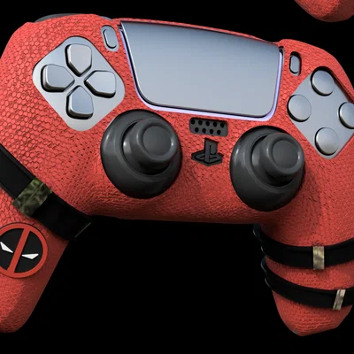 Ốp tay cầm PS5 Deadpool (Deadpool PS5 controller case)
