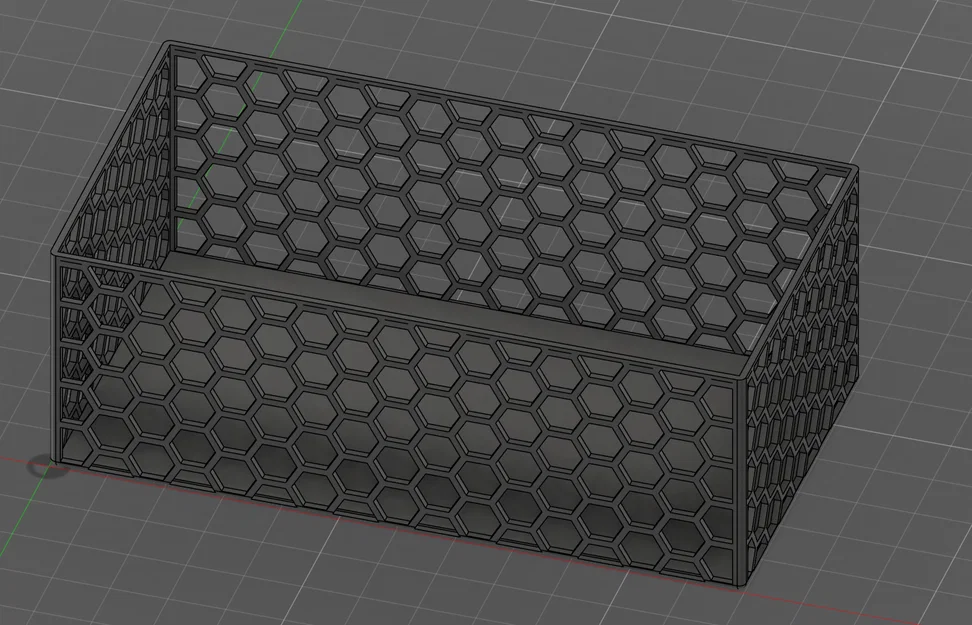 Khay đựng đồ họa tiết lục giác in 3D - Thiết kế thông minh không cần support - Image 1