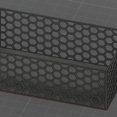 Khay đựng đồ họa tiết lục giác in 3D - Thiết kế thông minh không cần support