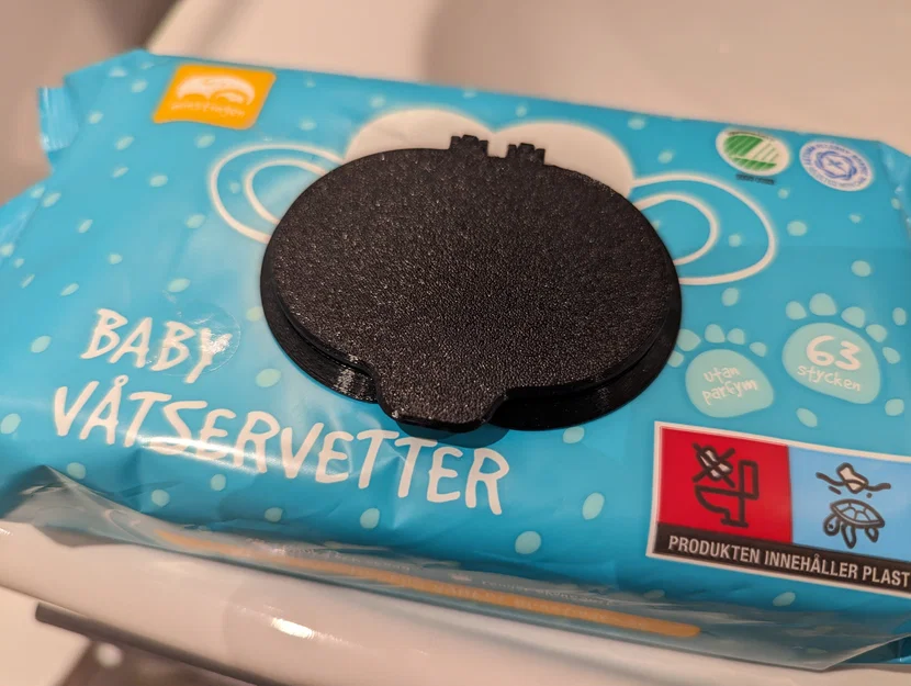 Nắp đậy khăn ướt tái sử dụng (Reusable wet wipes lid) - Image 4