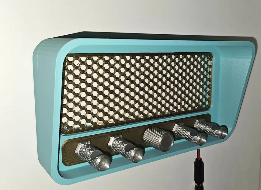 Móc treo chìa khóa kiểu radio retro thập niên 50/60 - Image 3