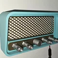 Móc treo chìa khóa kiểu radio retro thập niên 50/60 - Thumbnail 3
