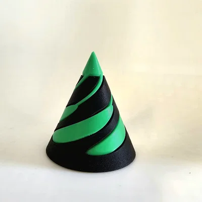 Mô hình hình nón xoắn ốc (Simple Cone) giải trí - Đồ chơi in 3D